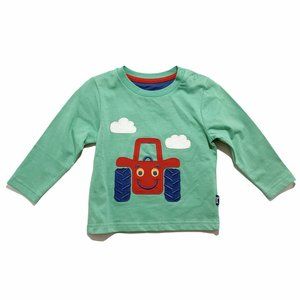 Kite Tractor Appliqué Shirt Size 9-12m